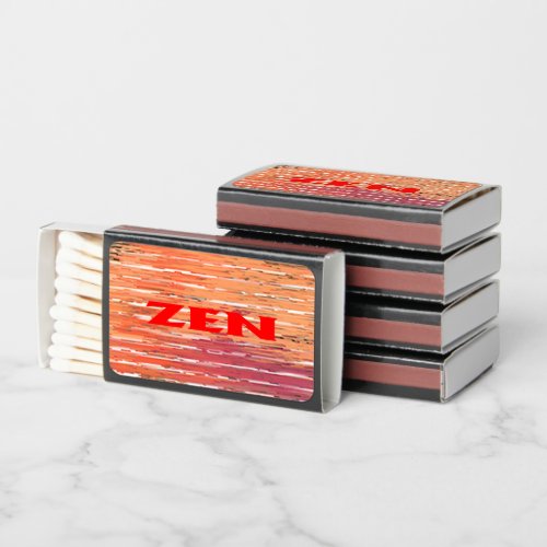 Zen red reeds matchboxes