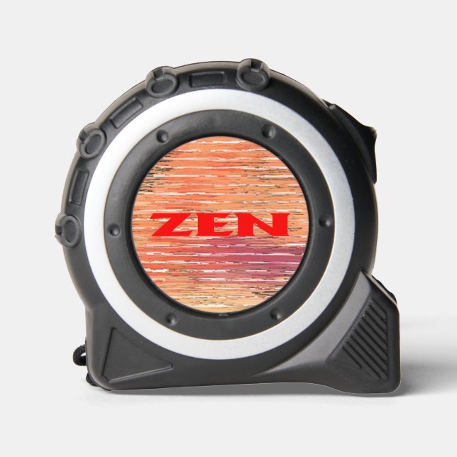 Zen red reeds tape measure (Front)