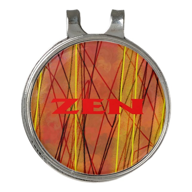 Zen red wire hat clip (Front)