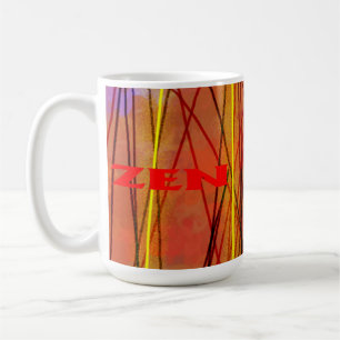Zen red wire mug
