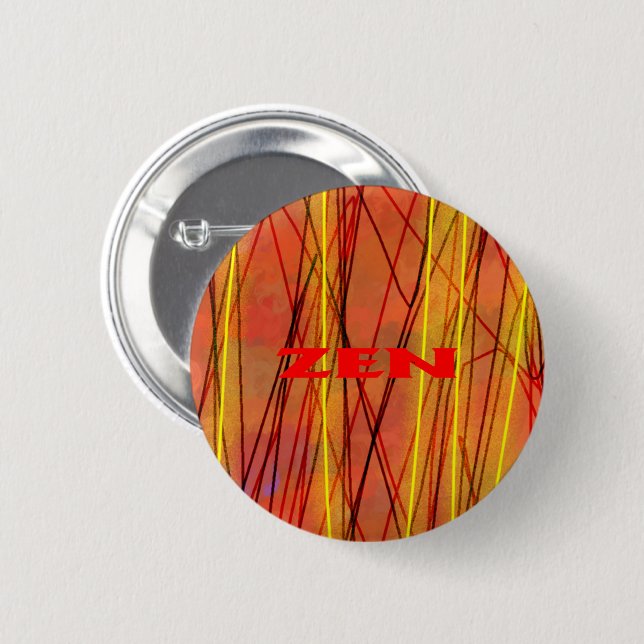 Zen red wire standard round button (Front & Back)