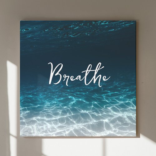 Zen Relaxing Art Ocean Underwater Canvas Print