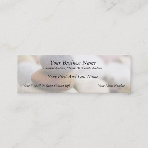 Zen Rock Garden Business Card Template