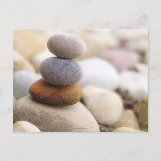 Zen Rock Garden Postcard (Front)