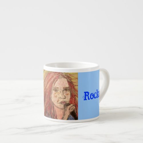 Zen Rocker Girl Espresso Cup