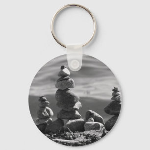 Zen Rocks Keychain