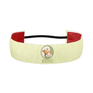 Zen Rodents Never Stress Capybara Humor Athletic Headband