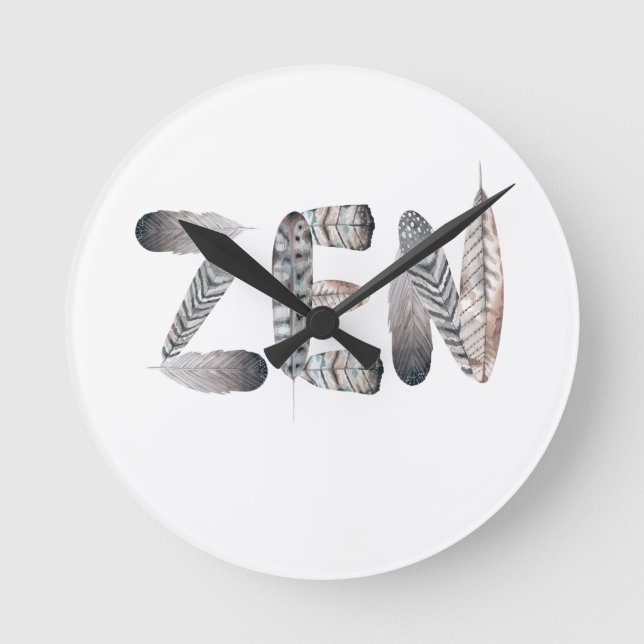 Zen Round Clock (Front)