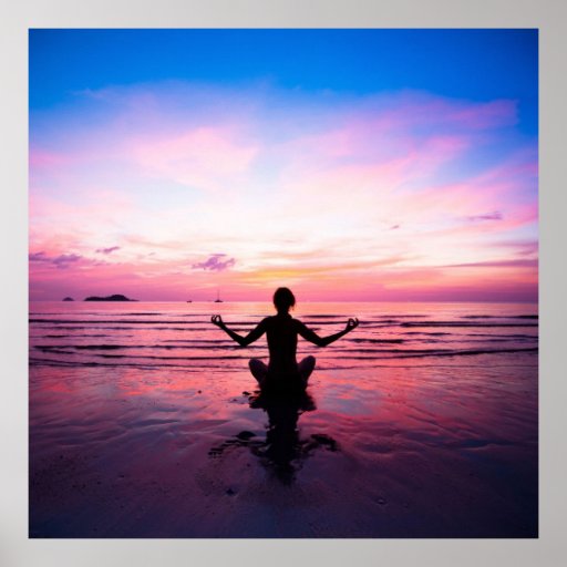 Zen,serenity,mediation,yoga,peace,happiness,rest Poster | Zazzle