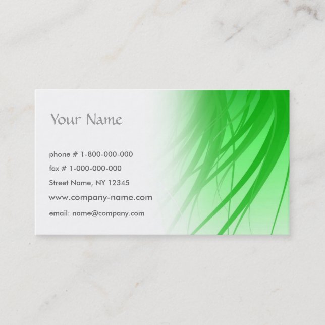 Zen Series Business Card (Front)
