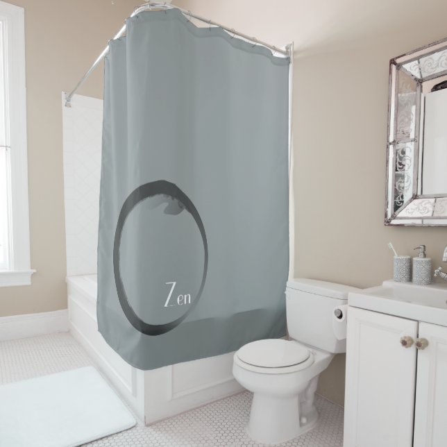 Zen Shower Curtain (In Situ)
