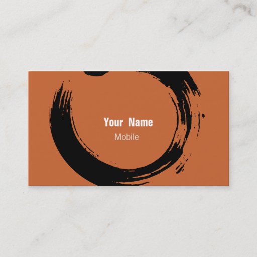 Customizable Zen Sketch Business Cards