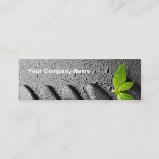 Customizable Zen Spa Business Cards