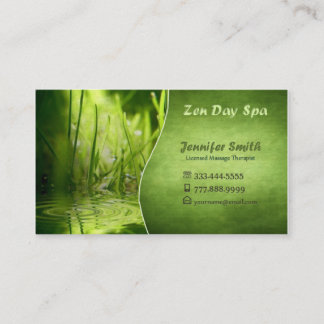 Zen Spa or Zen Massage Business Cards