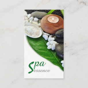 Zen Spa Wellness Massage Aromatherapy Business Card