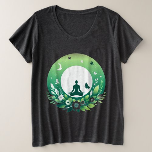 Zen spirit plus size T_Shirt