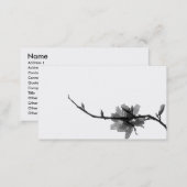 Zen Spring/ Black&White Business Card (Front/Back)