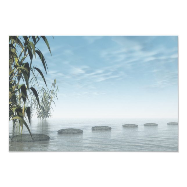 Zen steps to the horizon photo print (Front)