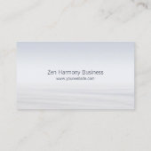 Zen Stones Balance business card (Back)