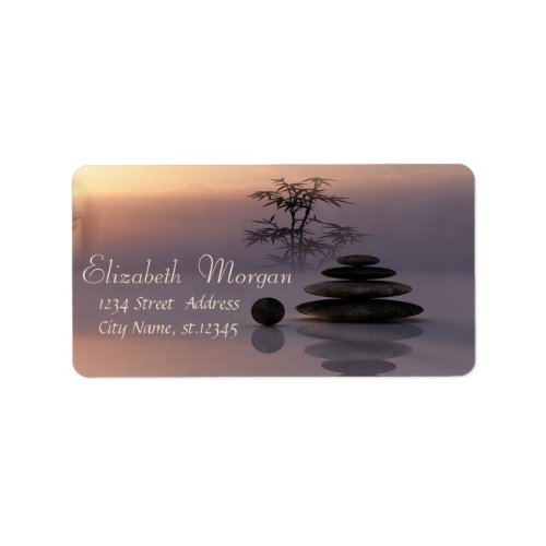 Zen Stones BambooRelax Label