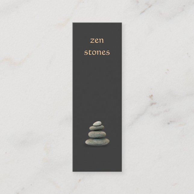 Zen Stones Business Card (Front)