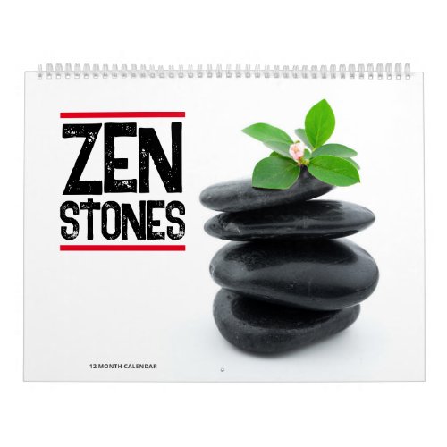 Zen Stones Calendar