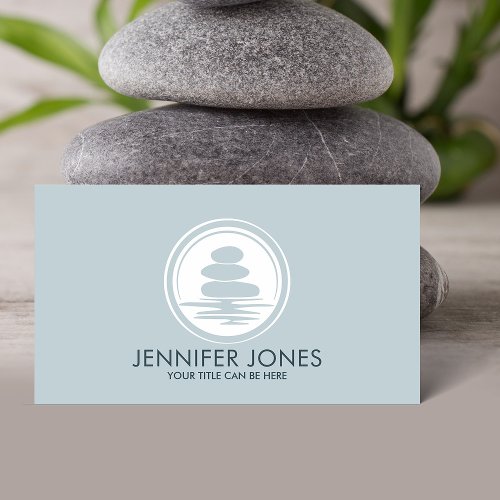 Zen Stones _harmony and tranquility  Business Card