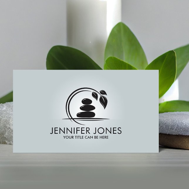 Zen Stones -harmony and tranquility  Business Card (Creator Uploaded)