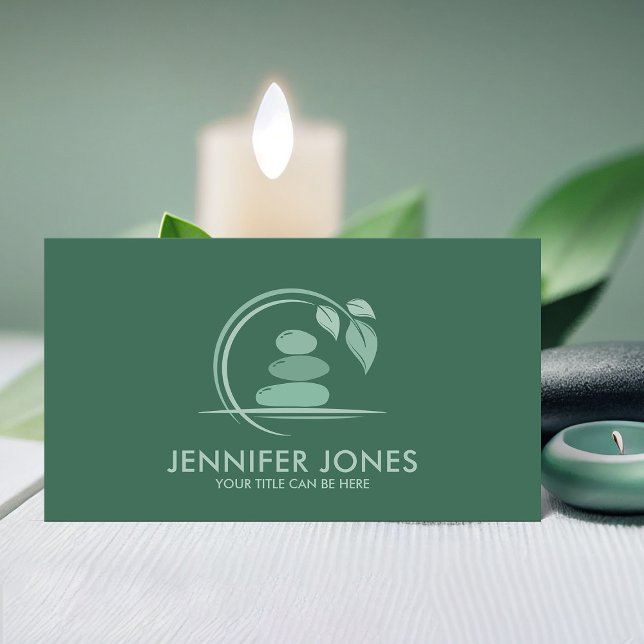 Zen Stones -harmony and tranquility  Business Card (Creator Uploaded)