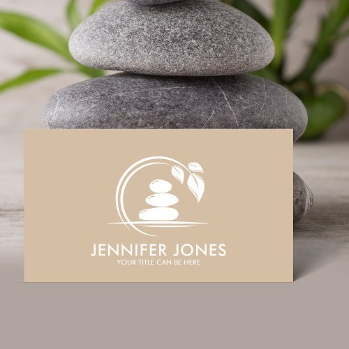 Zen Stones _harmony and tranquility Business Card