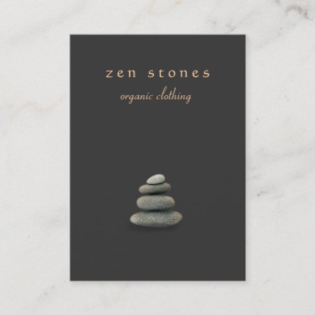 Zen Stones Holistic Healer And Natural Medicine Business Card