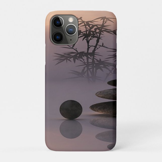 Zen Stones, Meditation Case-Mate iPhone Case (Back)