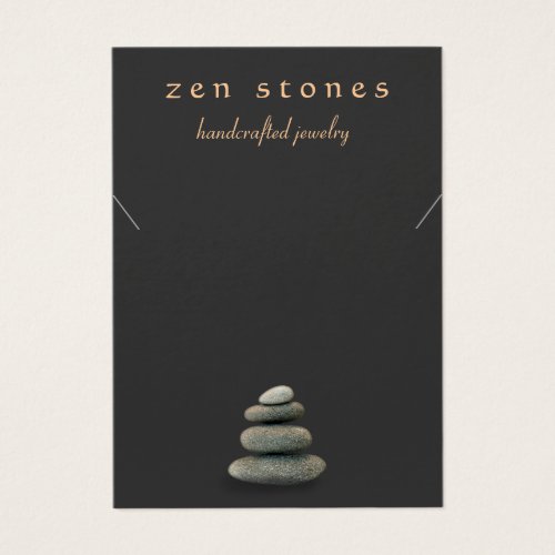Zen Stones Necklace Bracelet Display Card