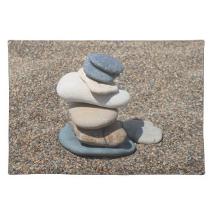 Zen stones placemat