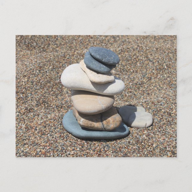 Zen stones postcard (Front)