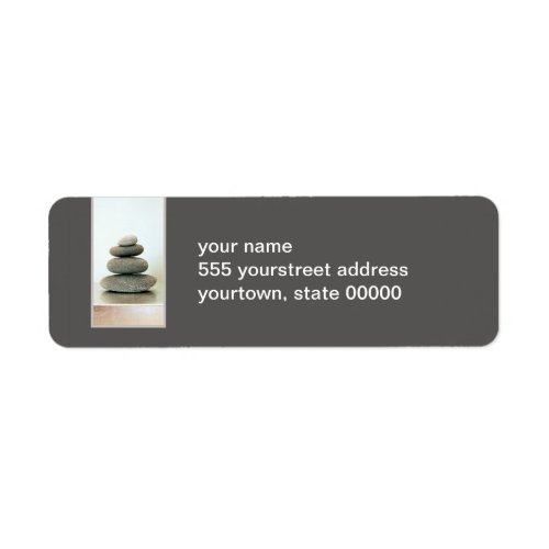 Zen Stones Return Address Label