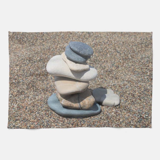 Zen stones towel (Horizontal)