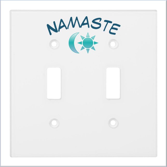 Zen Sun and Moon Namaste Light Switch Cover (Creator Uploaded)