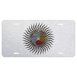 Zen Sun License Plate