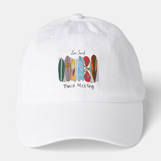 Zen Surf Board Meeting Hat