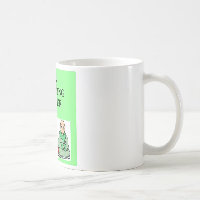 zen swimming master coffee mug (Right)