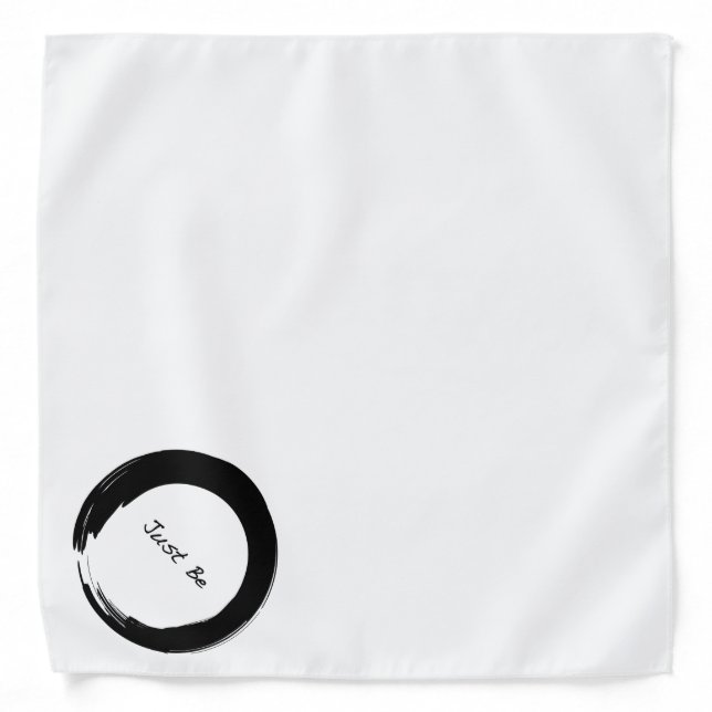Zen Symbol / Enso Circle Bandana (Front)