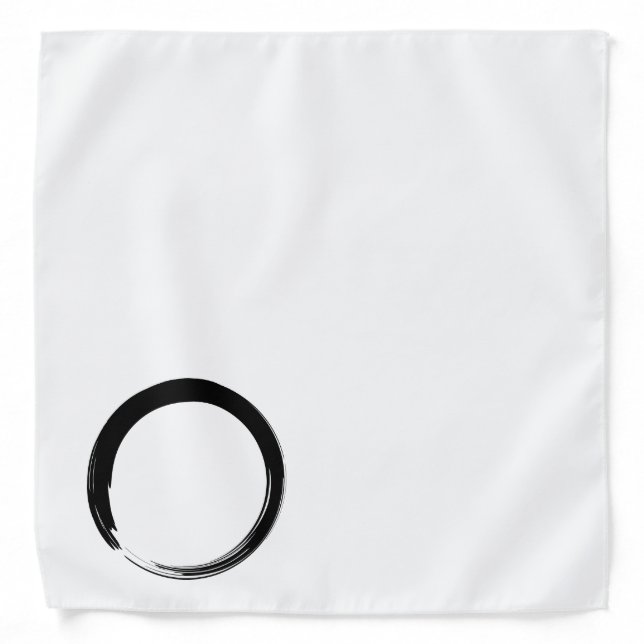Zen Symbol / Enso Circle Bandana (Front)