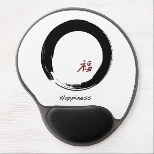 Zen Symbol Open Circle Gel Mouse Pad