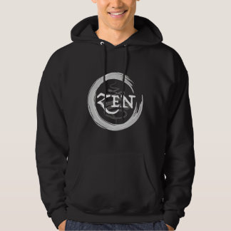 Zen Symbol White Hoodie