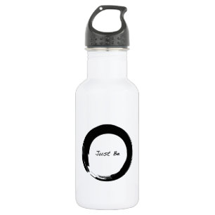 Zen Symbol with "Just Be" Stainless Steel Water Bottle