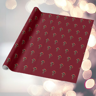 Zen Teen Christmas Elf Wrapping Paper
