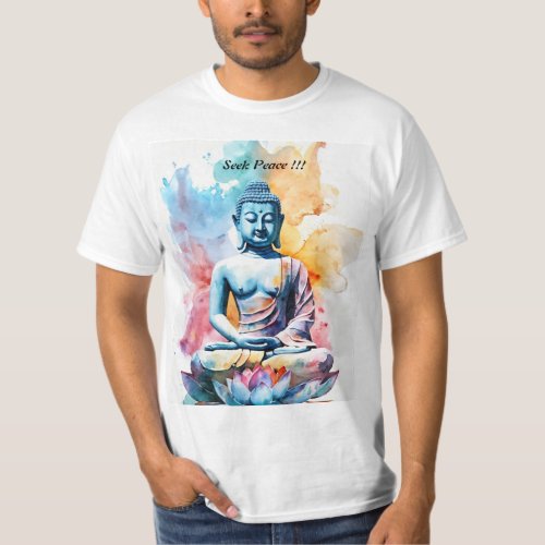 Zen Threads Seek Peace Collection T_Shirt