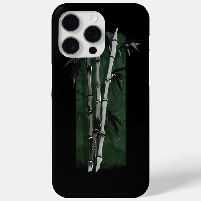 Zen Tranquility: Elegant Bamboo Grove Case-Mate iPhone Case (Back)