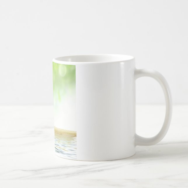 Zen tranquility water garden by healing love coffee mug (Right)